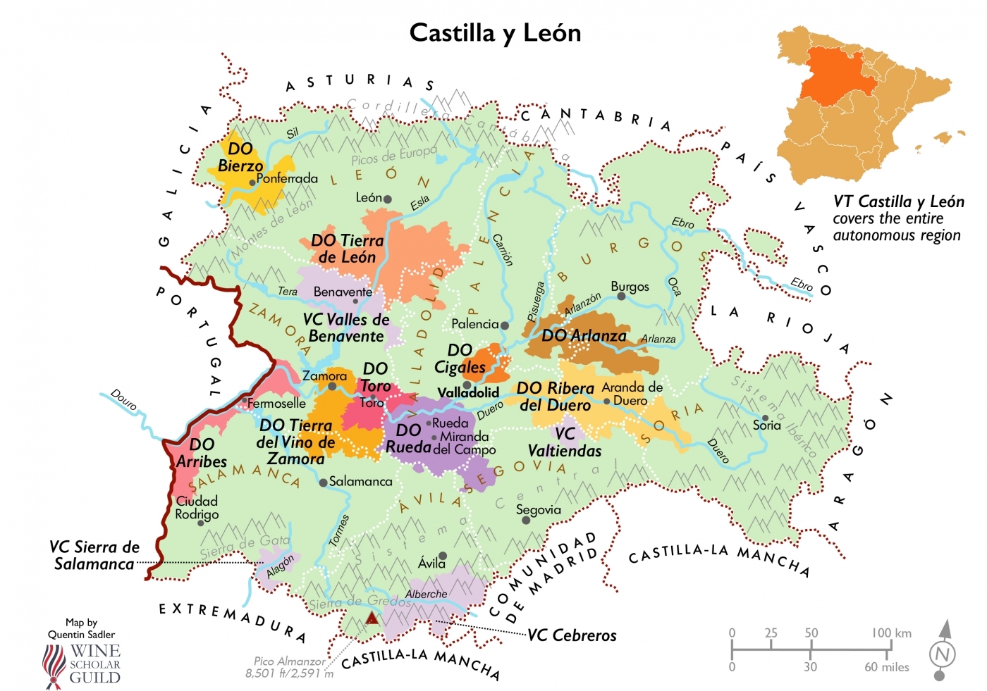 tierra castilla y leon MAP