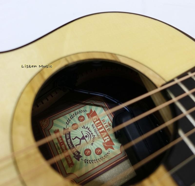 aNueNue aNueNue M200EWT 飛鳥 木吉他 36吋 全單板 玫瑰木 鋼弦 拾音器 公司貨 (附原廠琴盒、配件包) 第 3 張圖片｜三峽吉他 / Bass