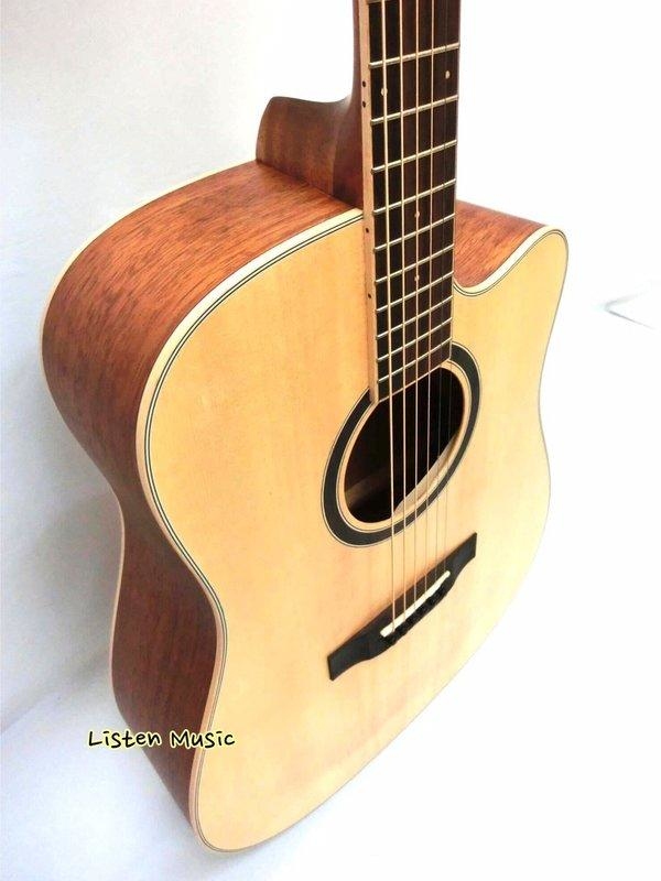 Risen R10-DC 桃花心木全單板 木吉他 民謠吉他 附原廠硬盒 開放式上漆