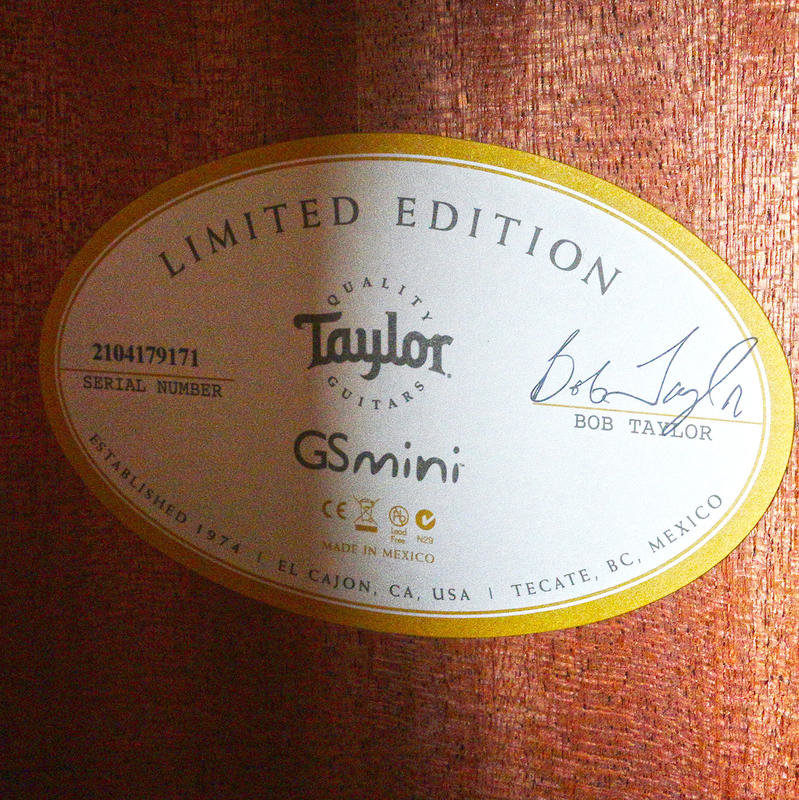 Taylor TAYLOR GS Mini-e LTD Ovangkol 旅行電木吉他 限量非洲胡桃木 公司貨 (附原廠琴袋) 第 5 張圖片｜三峽吉他 / Bass