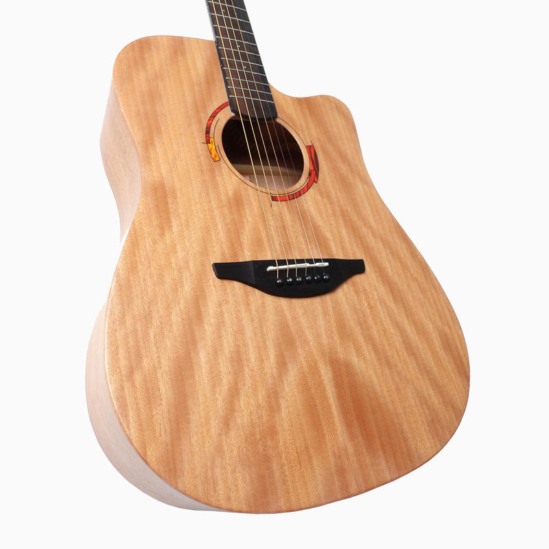 MIWISH MW-DSCC 奧古曼木面單板 木吉他 復古色【附原廠厚袋、配件包】