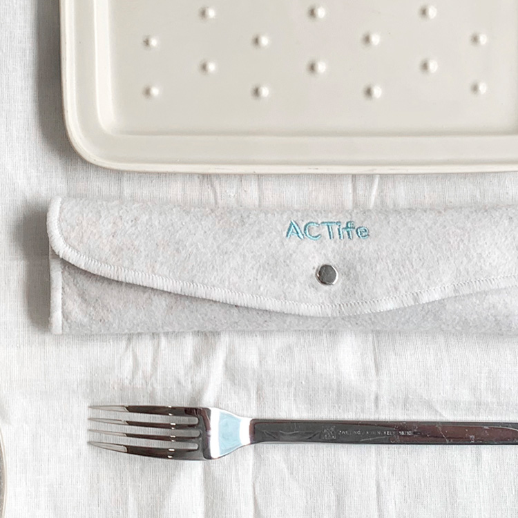 銀銅鈦【ACT】抗菌環保餐具袋（不含餐具）