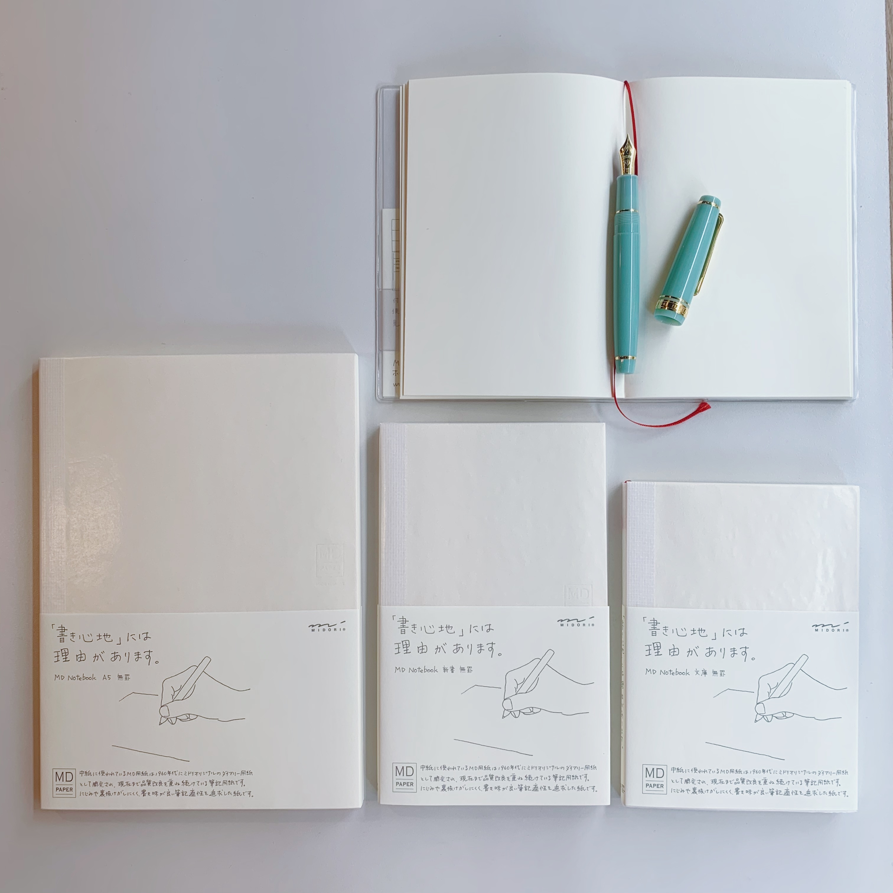 MD筆記本 空白內頁（3種尺寸）｜日本MIDORI