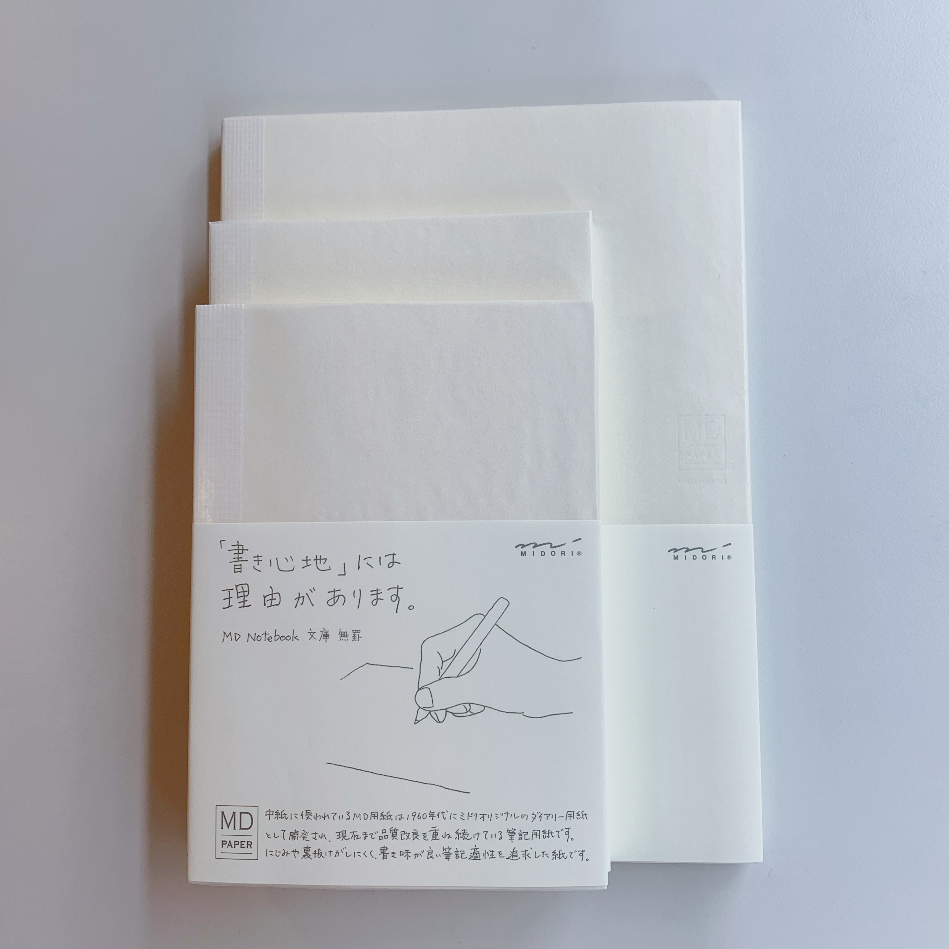MD筆記本 空白內頁（3種尺寸）｜日本MIDORI