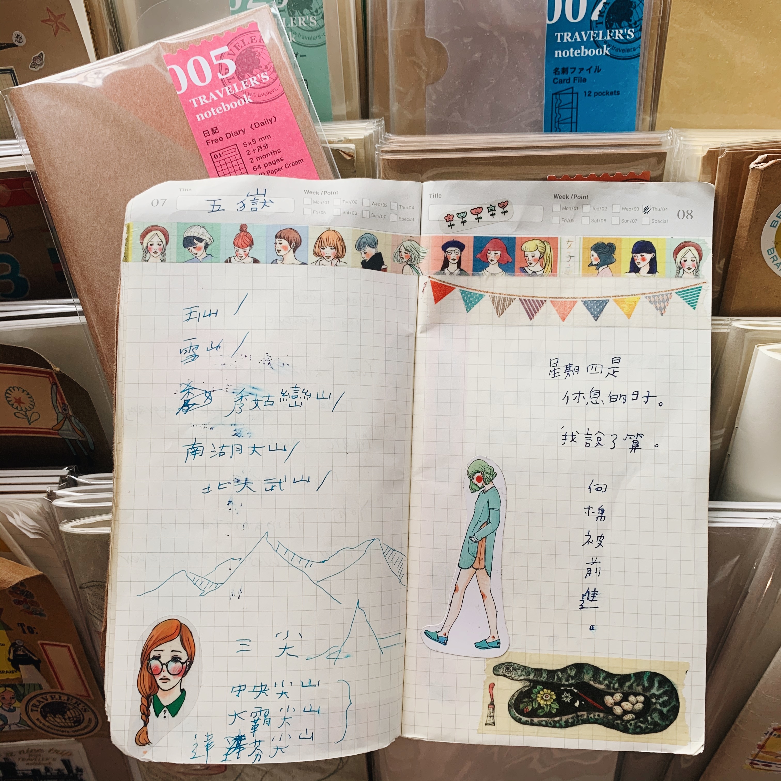 〔標準〕 005日記 筆記本｜日本 Traveler’s Notebook