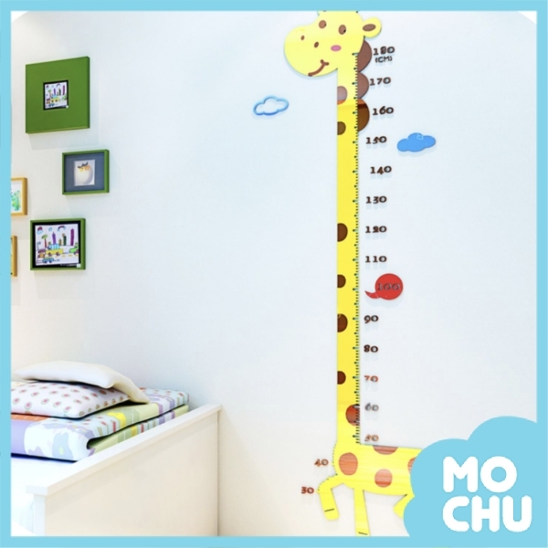 長頸鹿寶寶3D壓克力身高尺(兩款)