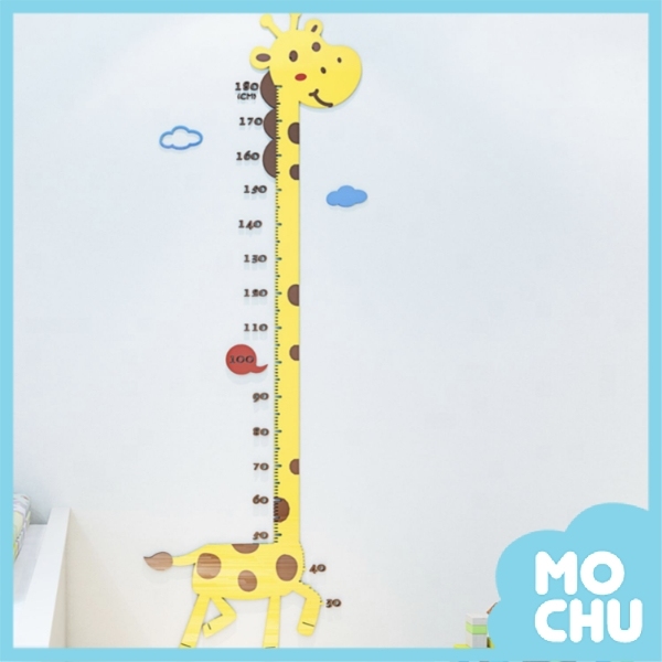 長頸鹿寶寶3D壓克力身高尺(兩款)