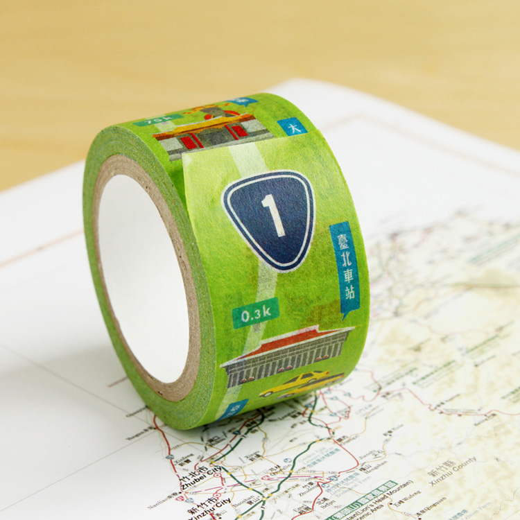 台灣公路旅行紙膠帶・台1線