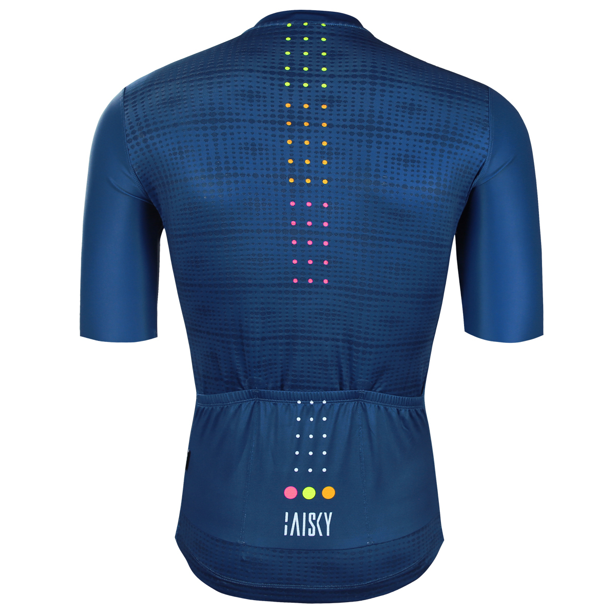 男款空力短車衣 湖水汎汎 藍