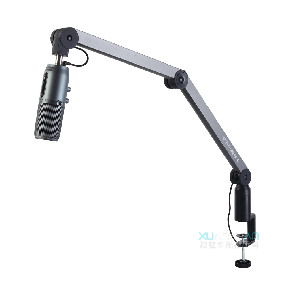 Thronmax 銀之助-隱線桌邊架 (XLR/USB) 兼容所有標準減震架 麥克風架