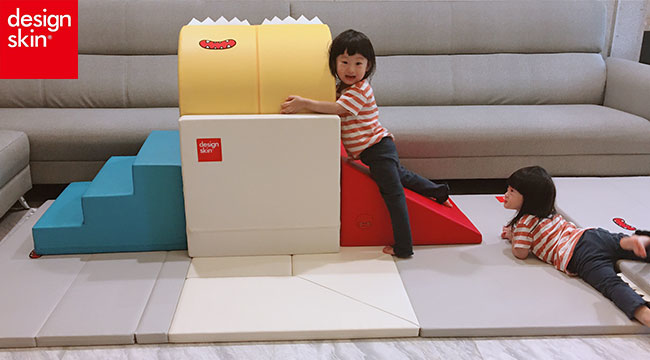 design skin隧道滑梯運動組,雙胞胎DoRe