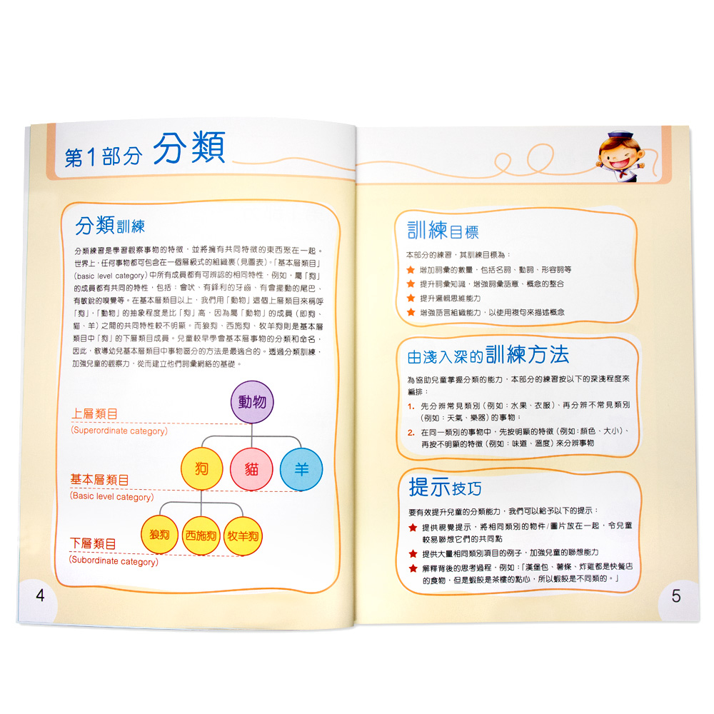 詞彙學習小天地（適合3-5歲）