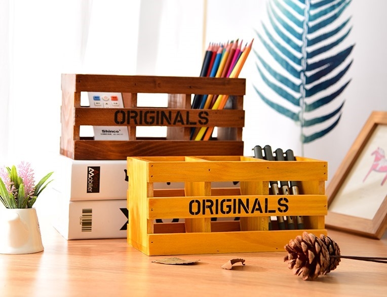 清新實木收納盒