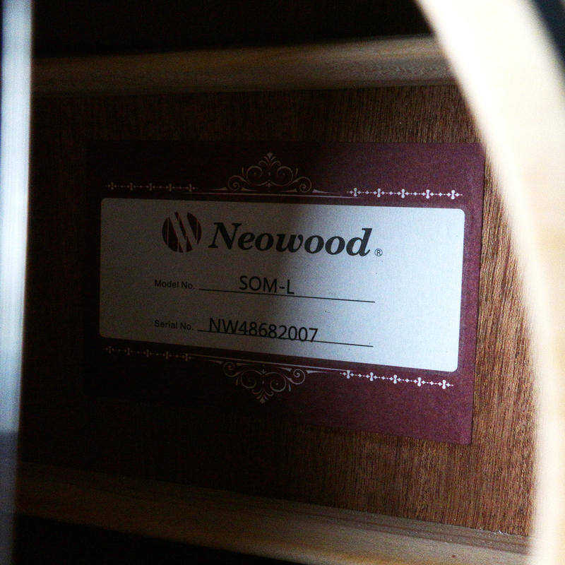 Neowood SOM-L 雲杉木面單板 木吉他【附原廠琴袋】 第 4 張圖片｜三峽吉他 / Bass