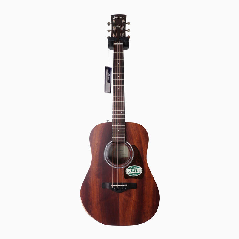 Ibanez AW54JR 38吋 面單板 全桃花心木 木吉他 原廠公司貨 (附原廠琴袋、配件包)