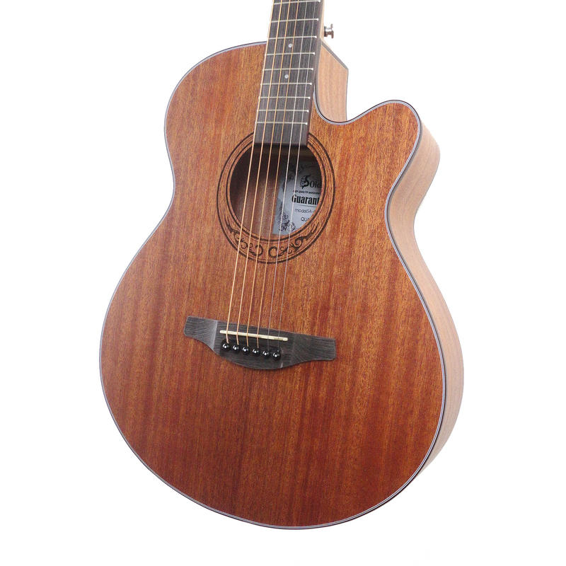 Soldin SA-4022 桃花心木 缺角木吉他 40吋 (附琴袋、配件包) 第 3 張圖片｜三峽吉他 / Bass