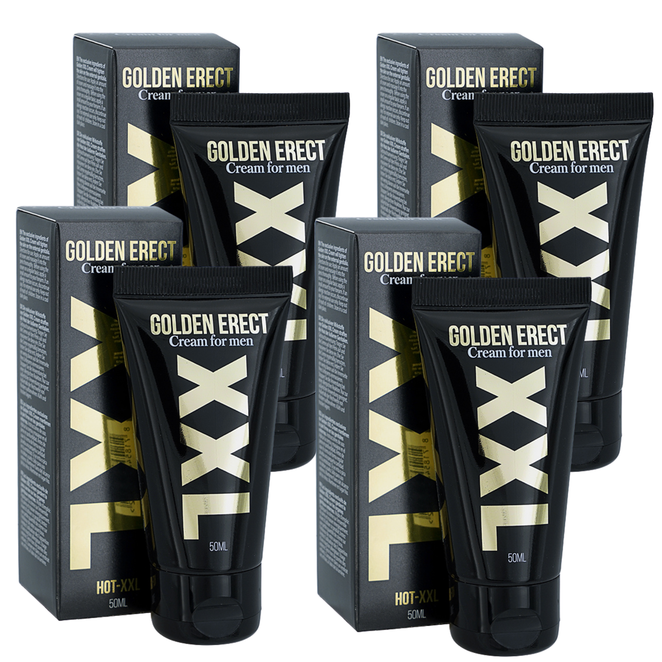 HOT-XXL 荷蘭 GOLDEN ERECT XXL 50ml增大膏 ( 四盒裝)