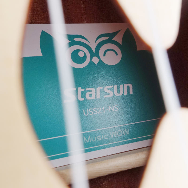 星臣 Music WOW/Starsun USS21-NS 雲杉面單 烏克麗麗 巧克力色 第 4 張圖片｜三峽烏克麗麗