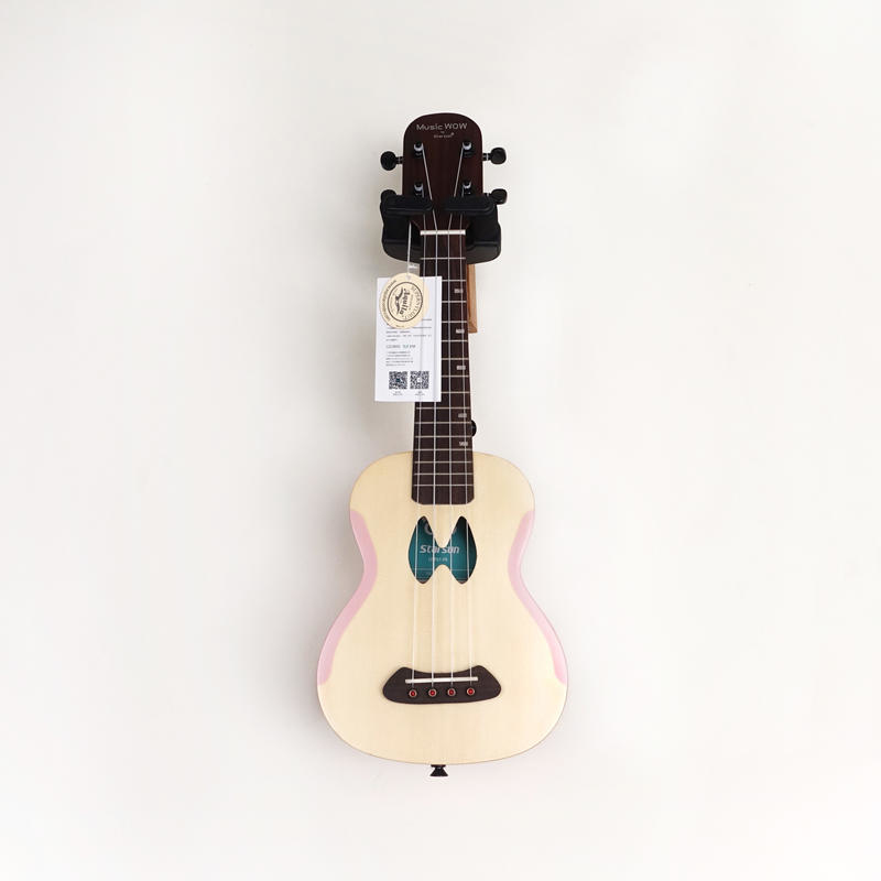 星臣 Music WOW/Starsun USP21-PK 雲杉面單 烏克麗麗 粉紅色