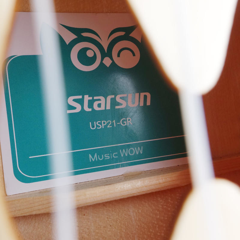 星臣 Music WOW/Starsun USP21-GR 雲杉面單 烏克麗麗 綠色 第 4 張圖片｜三峽烏克麗麗