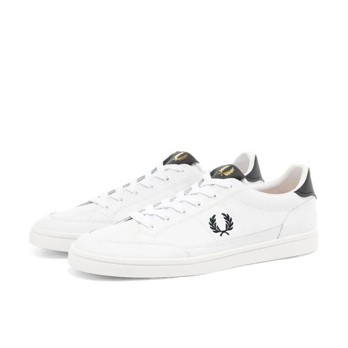 fred perry deuce leather trainers