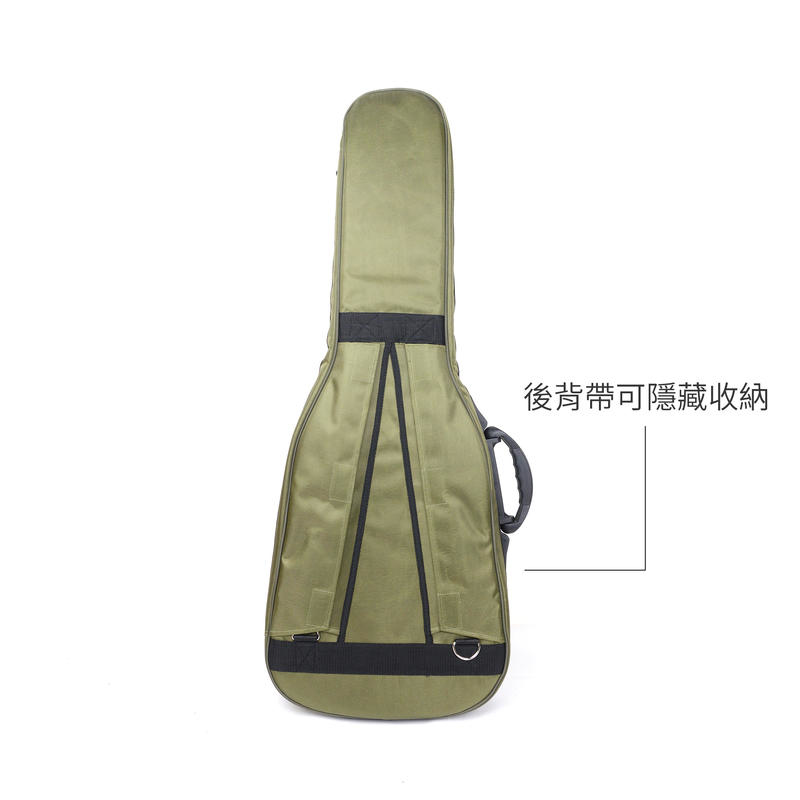 【多色】ALC-UEG 高級電吉他軟盒  軍綠色 【多色】ALC-UEG 高級電吉他軟盒 軍綠色 / 灰色 / 黑色 第 3 張圖片｜三峽吉他 / Bass