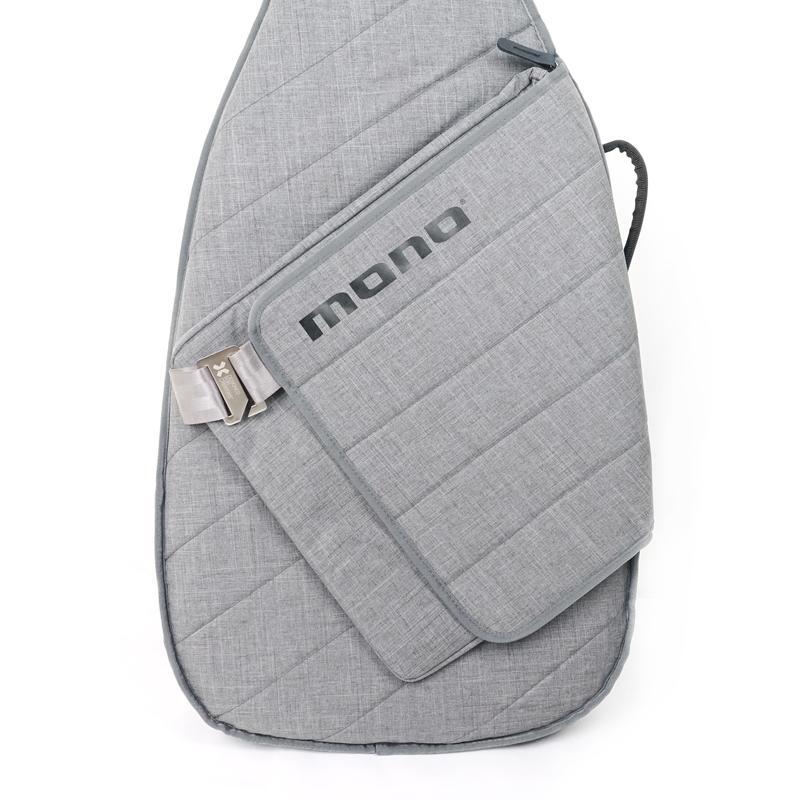 MONO MONO M80系列 輕量電貝斯袋 M80-SEB-ASH 灰色 軍事化防震防潑水等級 BASS袋 第 6 張圖片｜三峽吉他 / Bass
