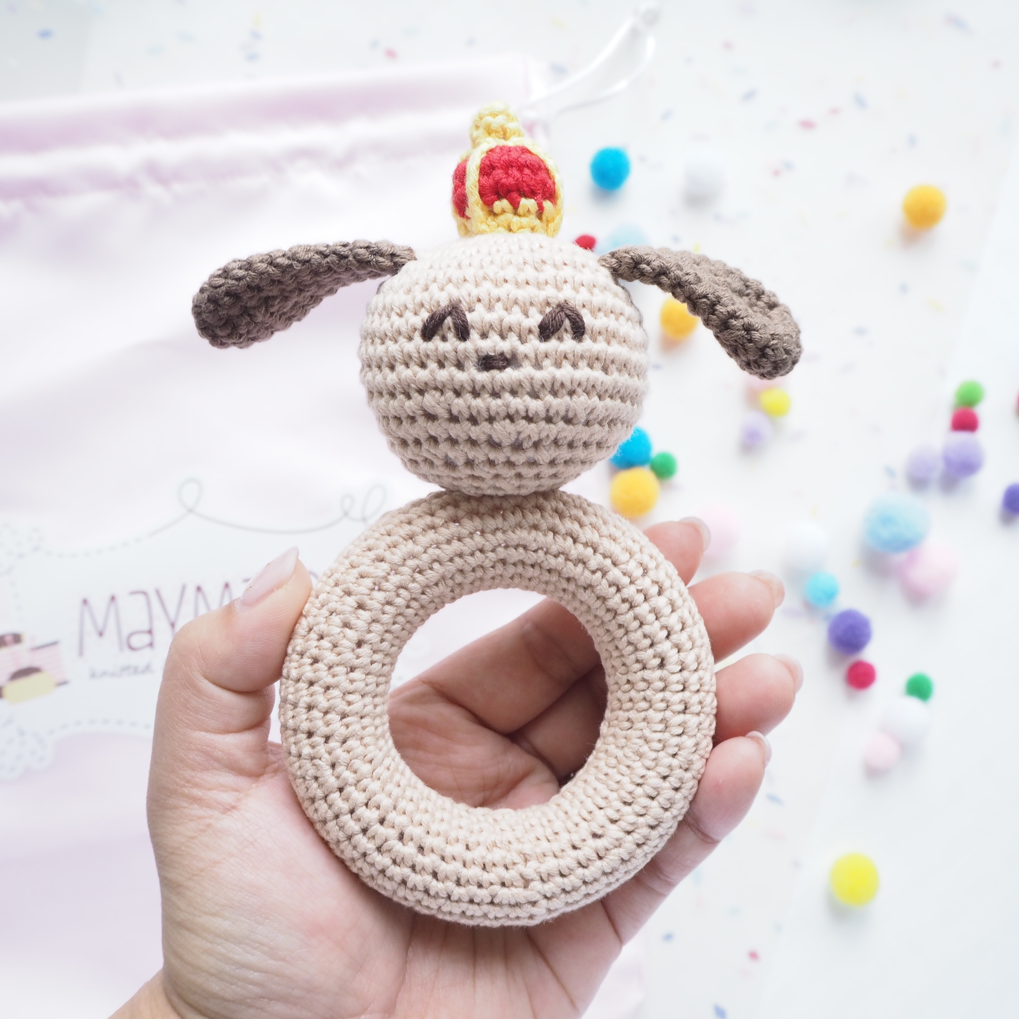 小狗之王手搖鈴玩具