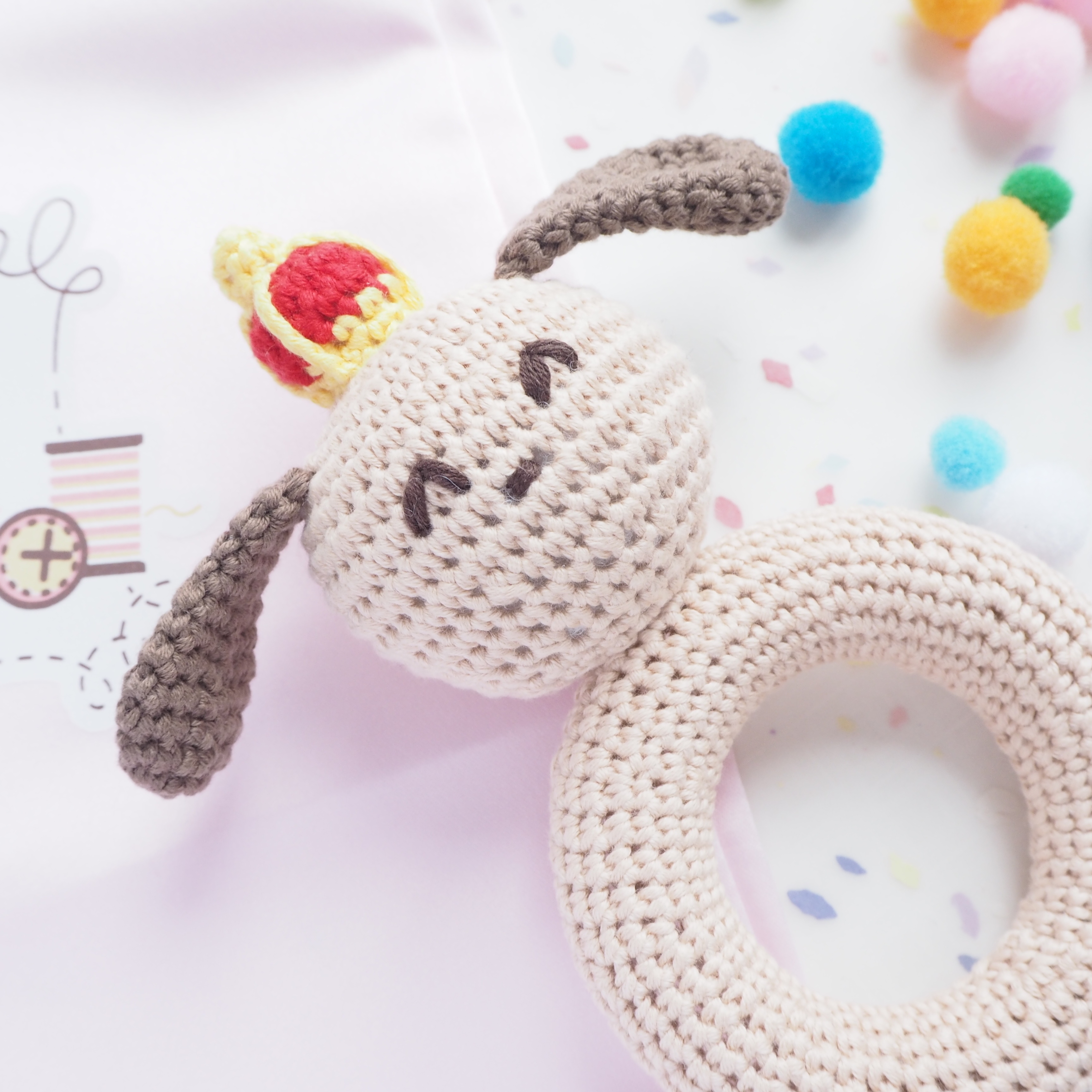 小狗之王手搖鈴玩具