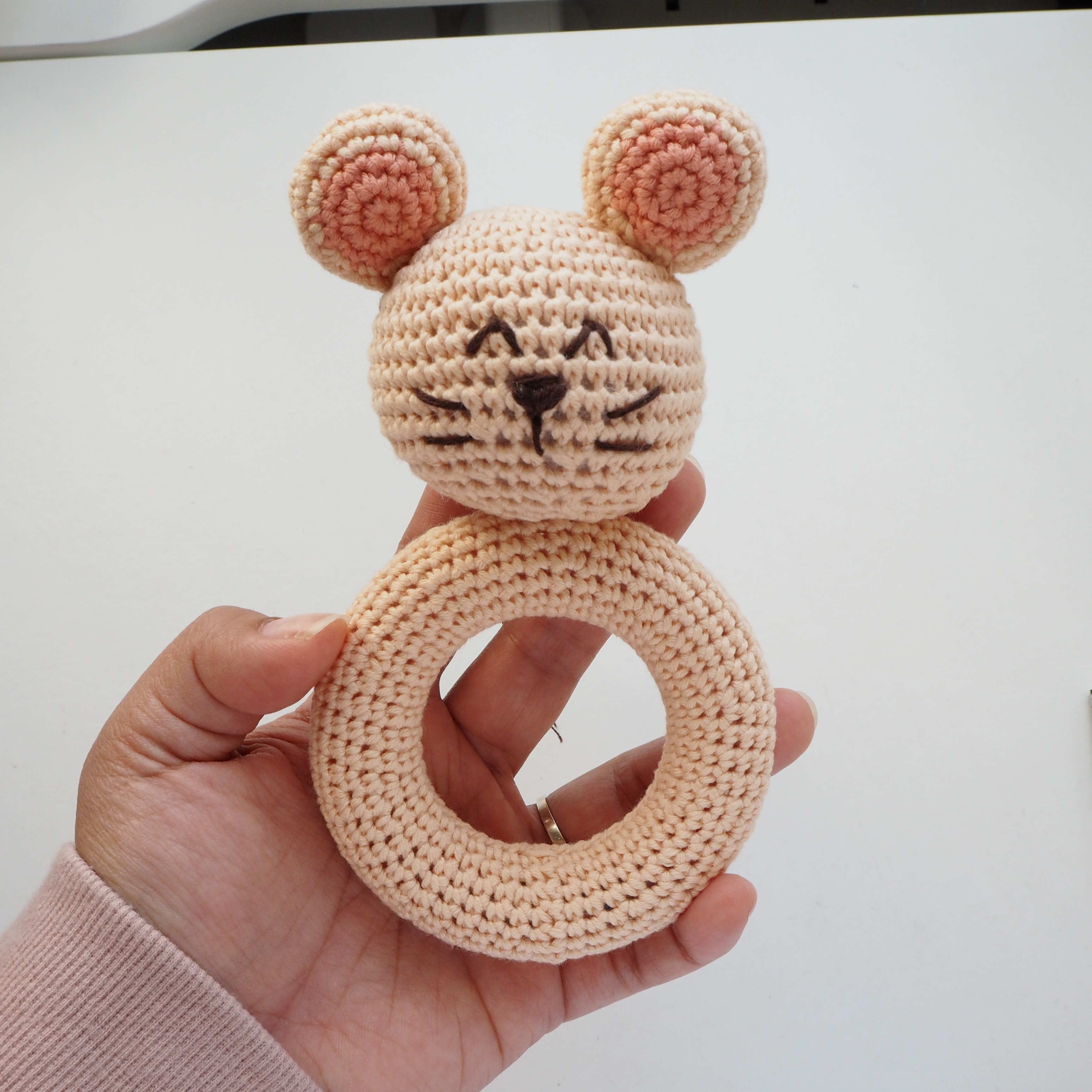 開心鼠手搖鈴玩具