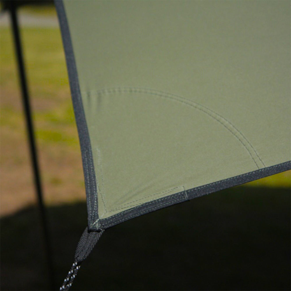 SOTOLABO Cotton KOKAGE Tarp-方型天幕-軍綠