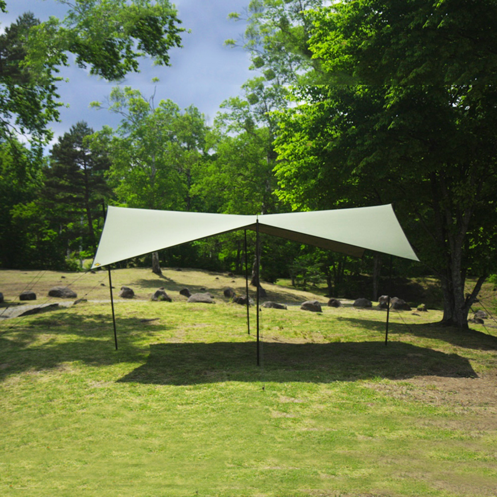 ソトラボ SotoLabo cotton KOKAGE tarp A. GRN cotton KOKAGE tarp WIDE “BIG SHADOW” ARMY GREEN | Tarp | | SotoLabo