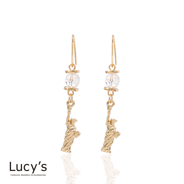 自由女神 耳環 (二色) (77317/77318)