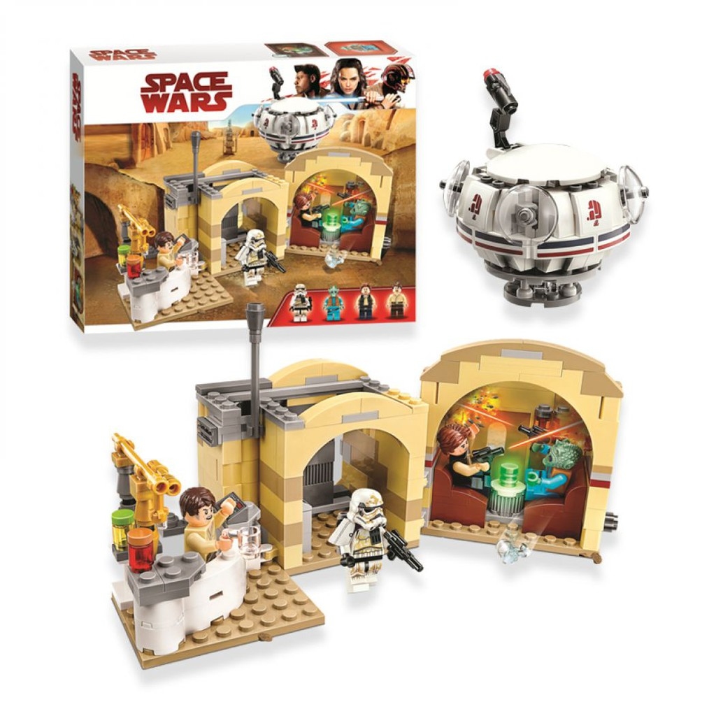 Star Wars Mos Elsley Cantina Buildings Set Fit Lego NO BOX BE10905