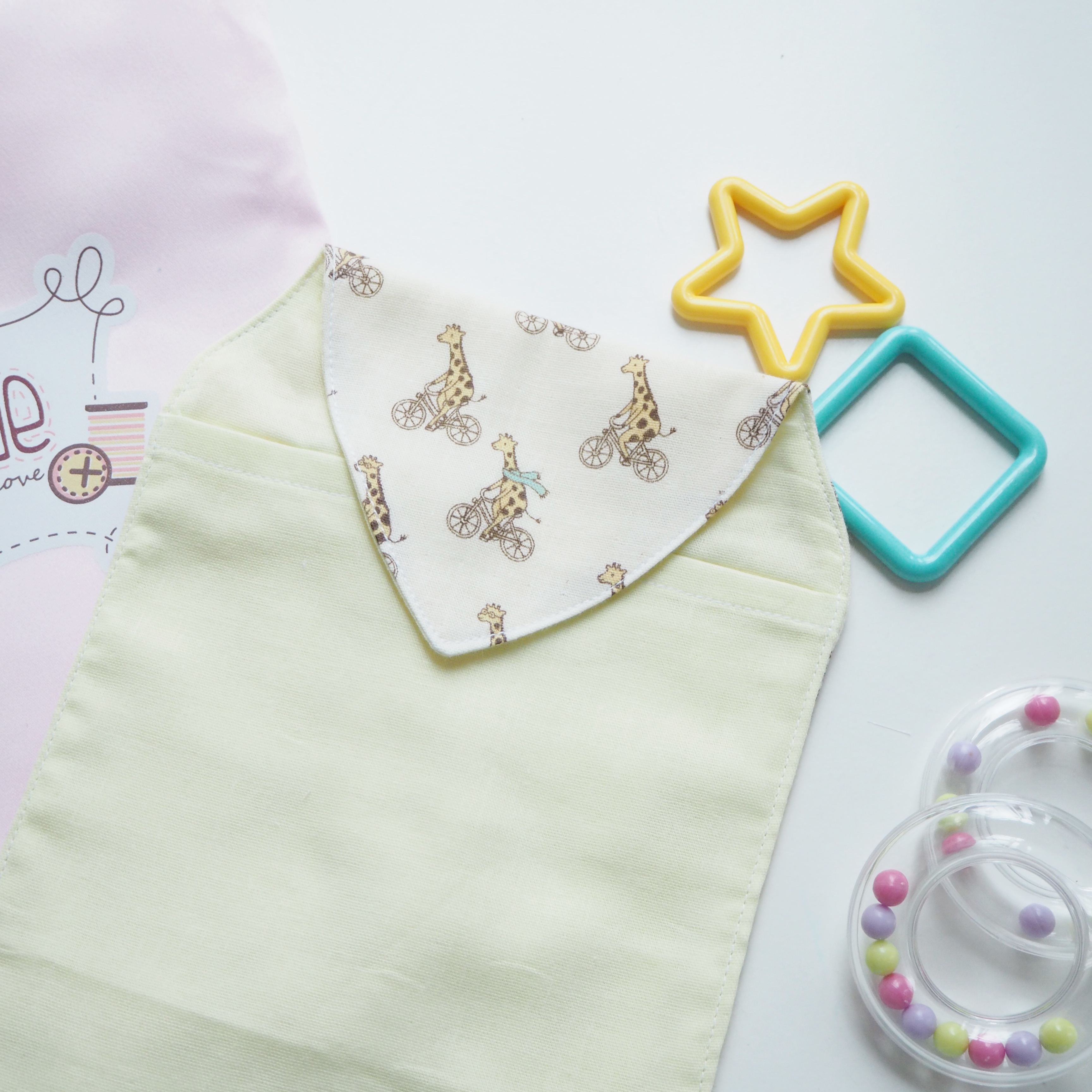 長頸鹿圖案汗巾