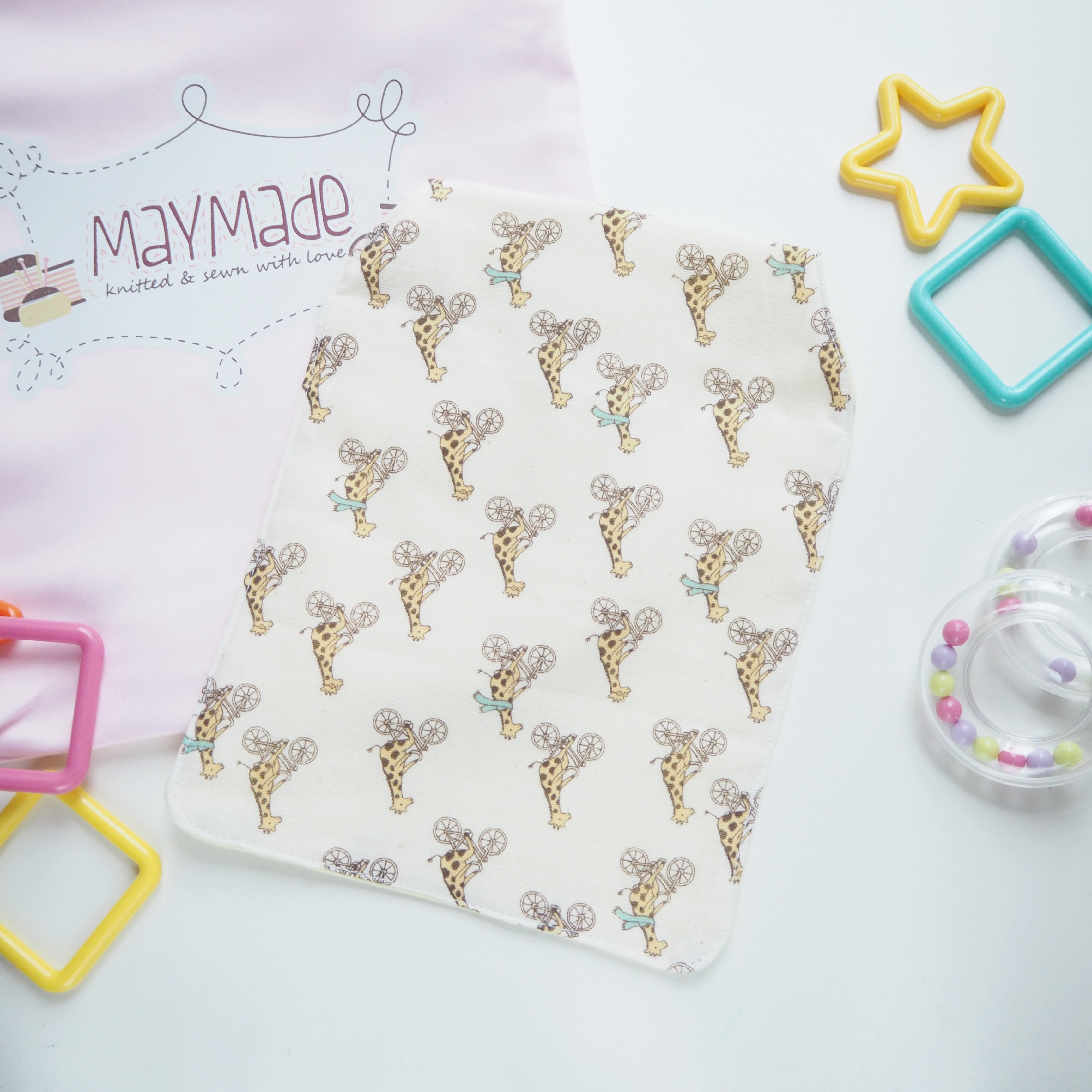 長頸鹿圖案汗巾