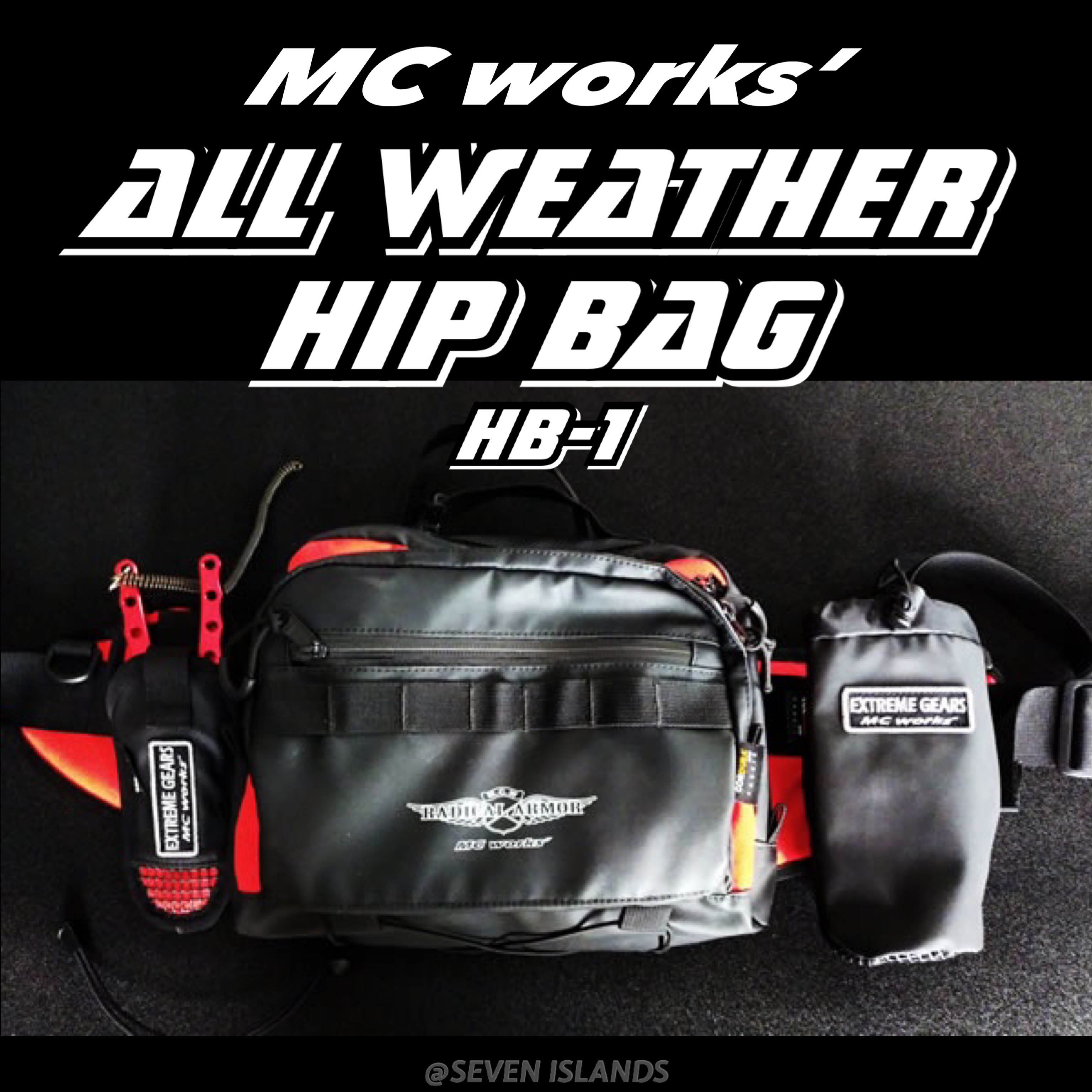 メーカー直売】 MCワークス ALL WEATHER HIP BAG HB-1 ヒップ