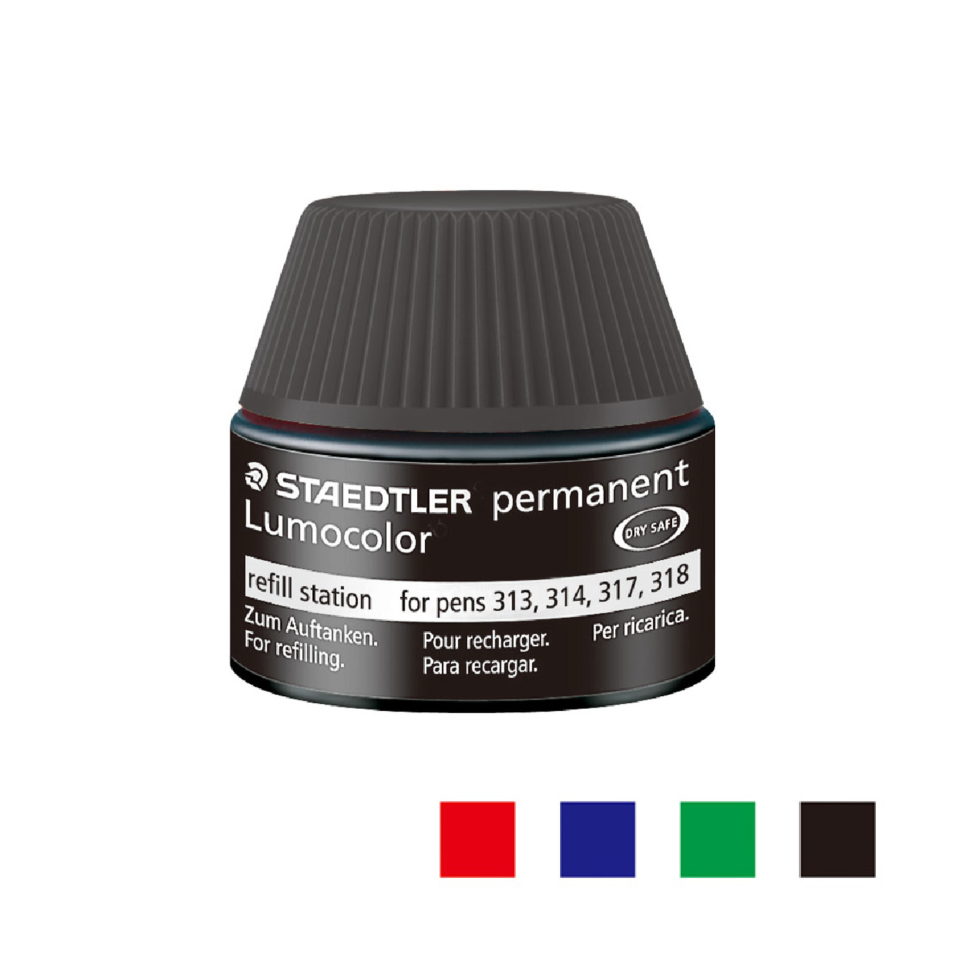 【STAEDTLER 施德樓】油性萬用投影筆補充液 MS487 17