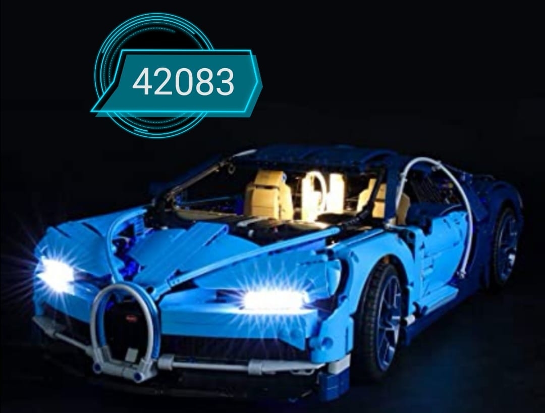 moc LED light for LEGO 42083 LEGO TECHNIC: BUGATTI CHIRON