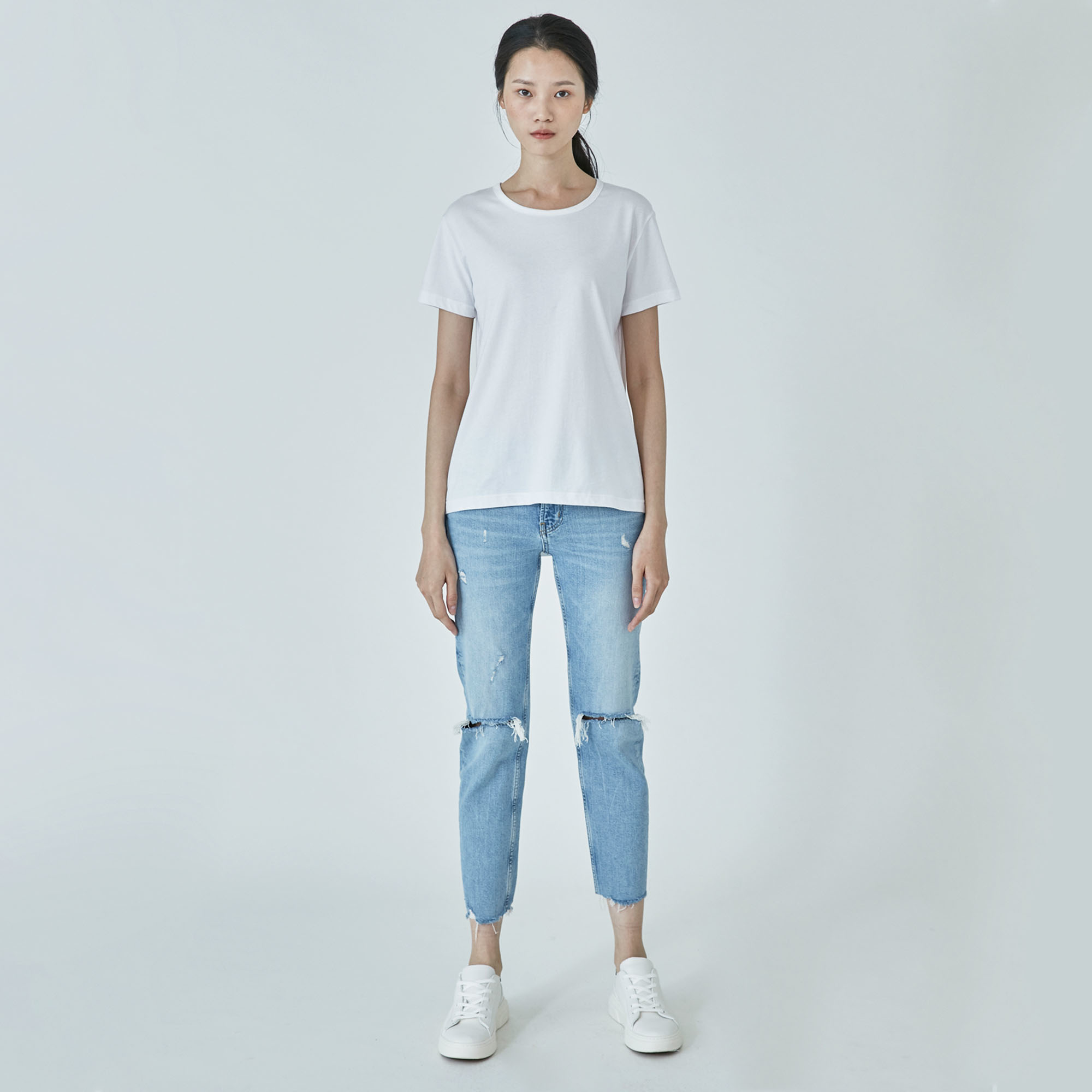 Daylight 圓領長版短袖