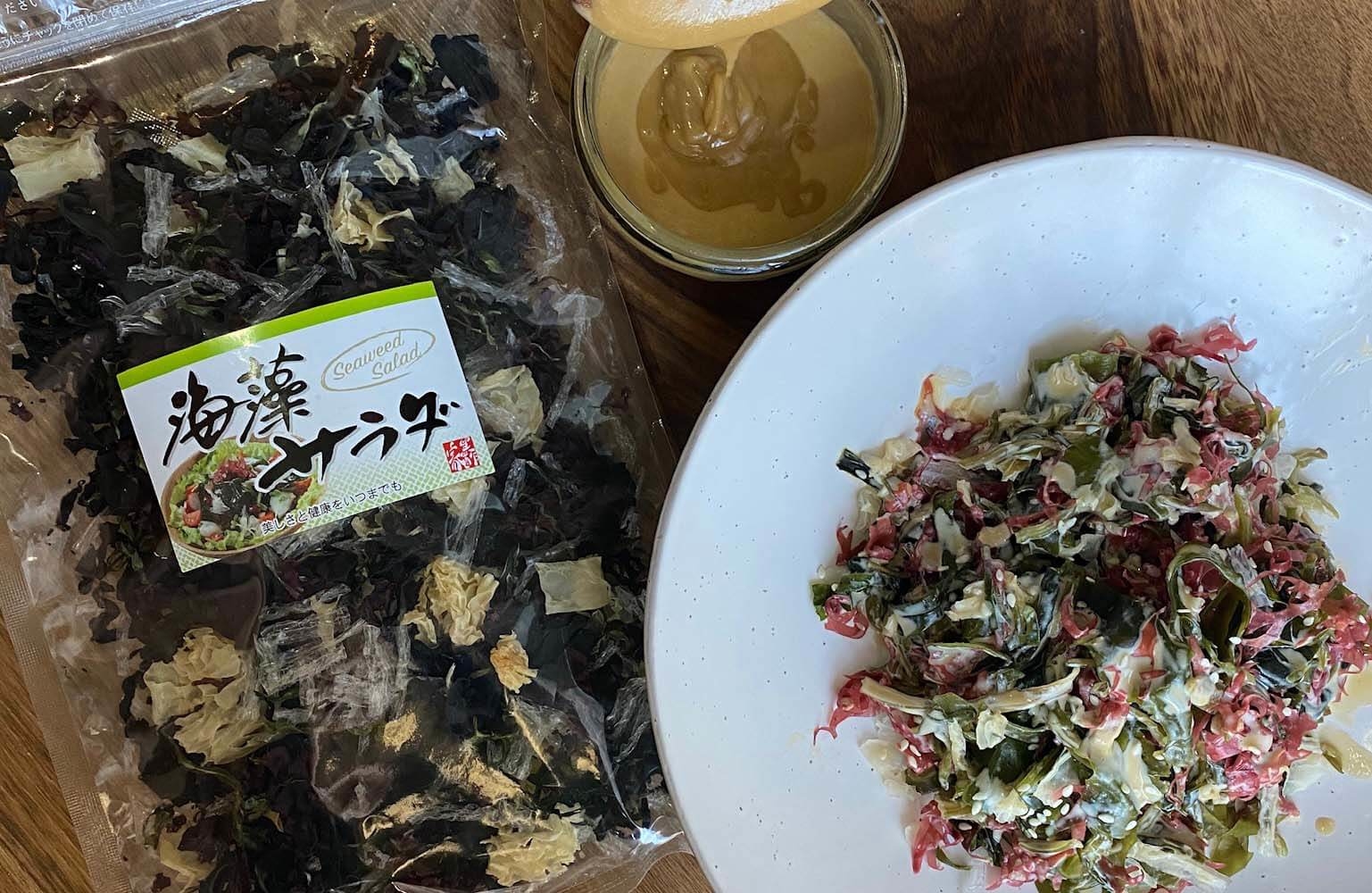 沙律,海藻沙律,沙律菜,自家製,做法,食譜, 家常菜, 煮餸,食療,製作方法,素食 食譜,芝麻醬,美乃滋