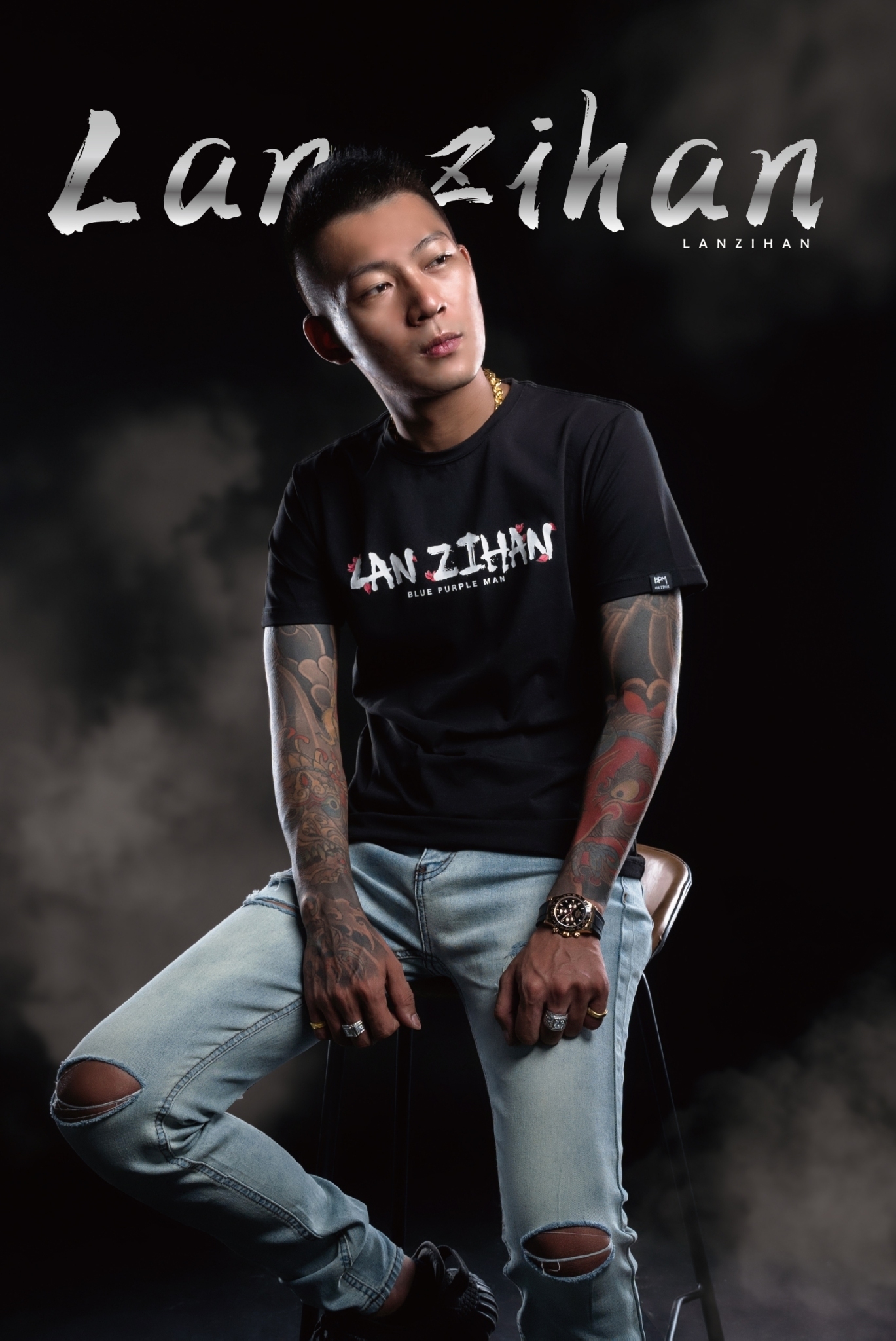 Lazy Man 第2代武士款短T