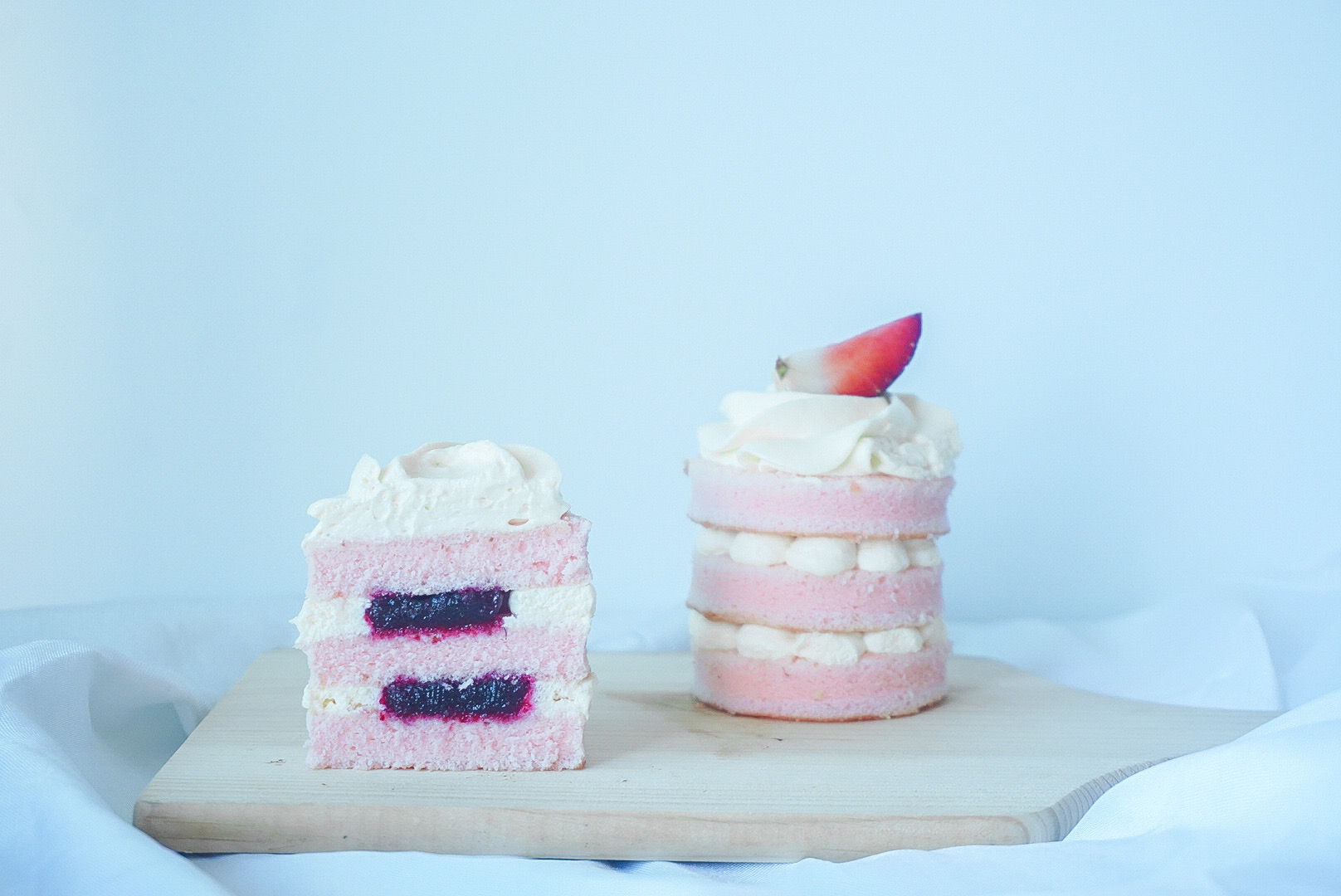 迷你草莓鮮奶油蛋糕