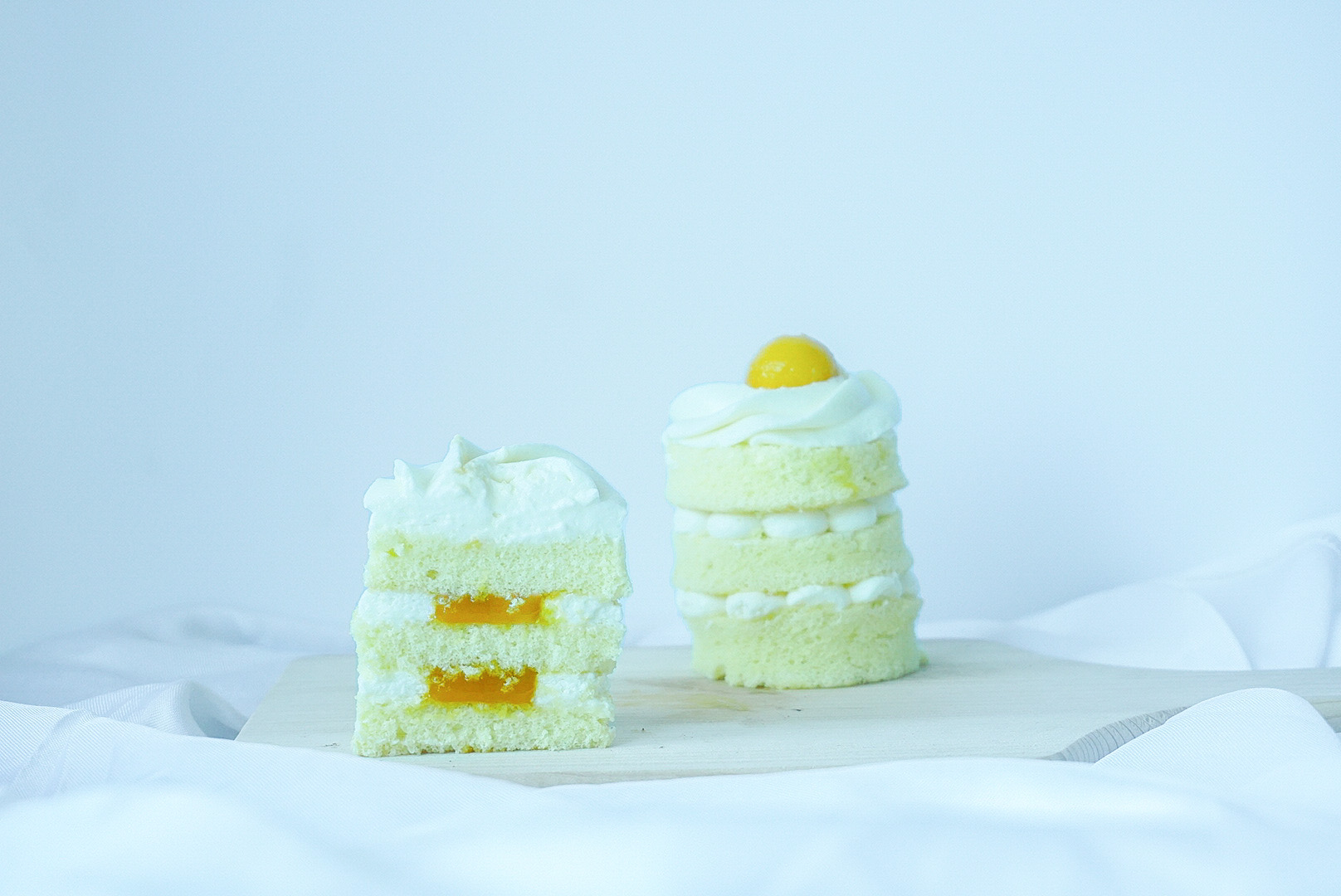 迷你芒果鮮奶油蛋糕