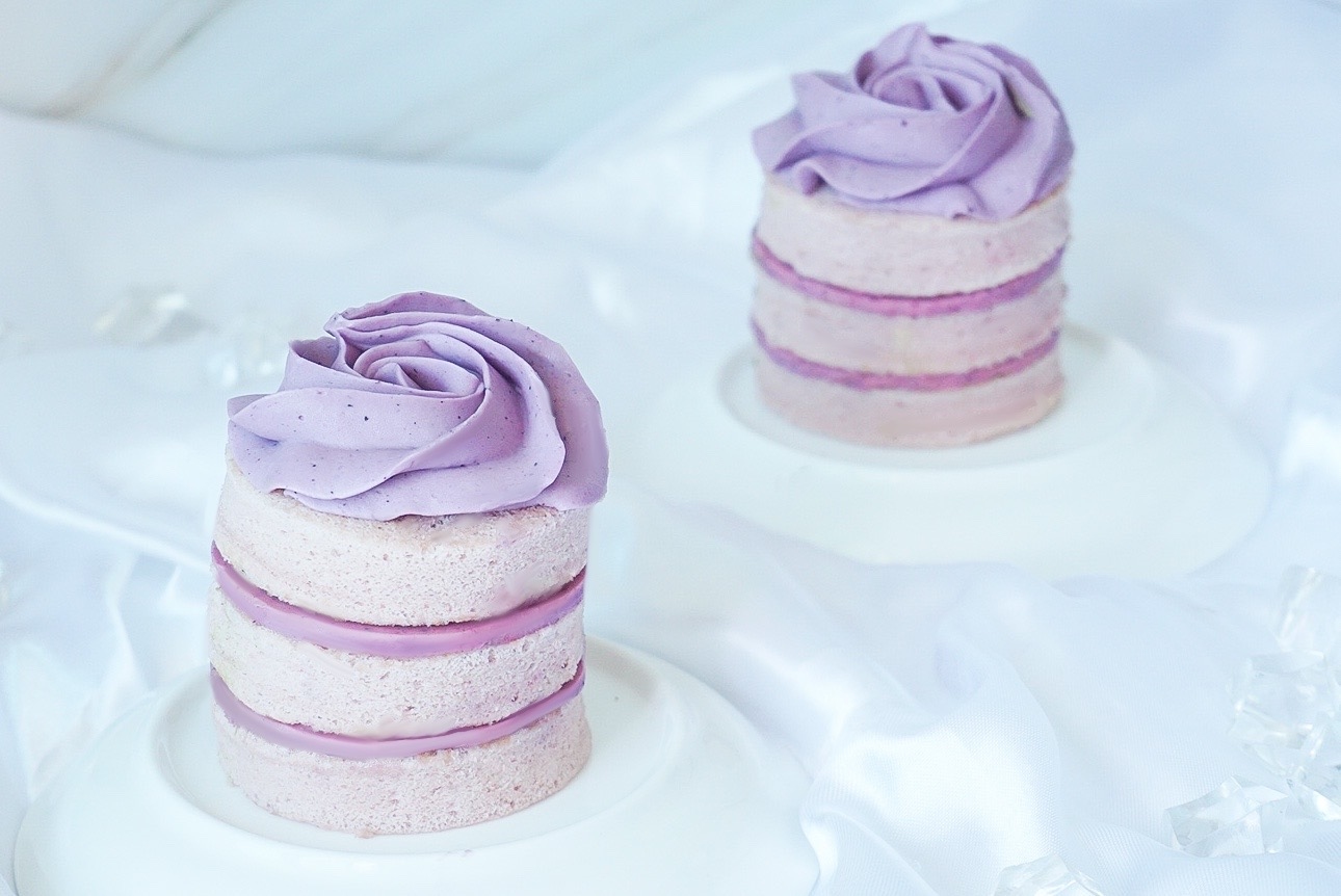 迷你藍莓奶油霜蛋糕