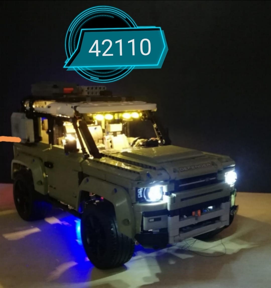 moc LED light for LED 42110 LEGO Land Rover Defender