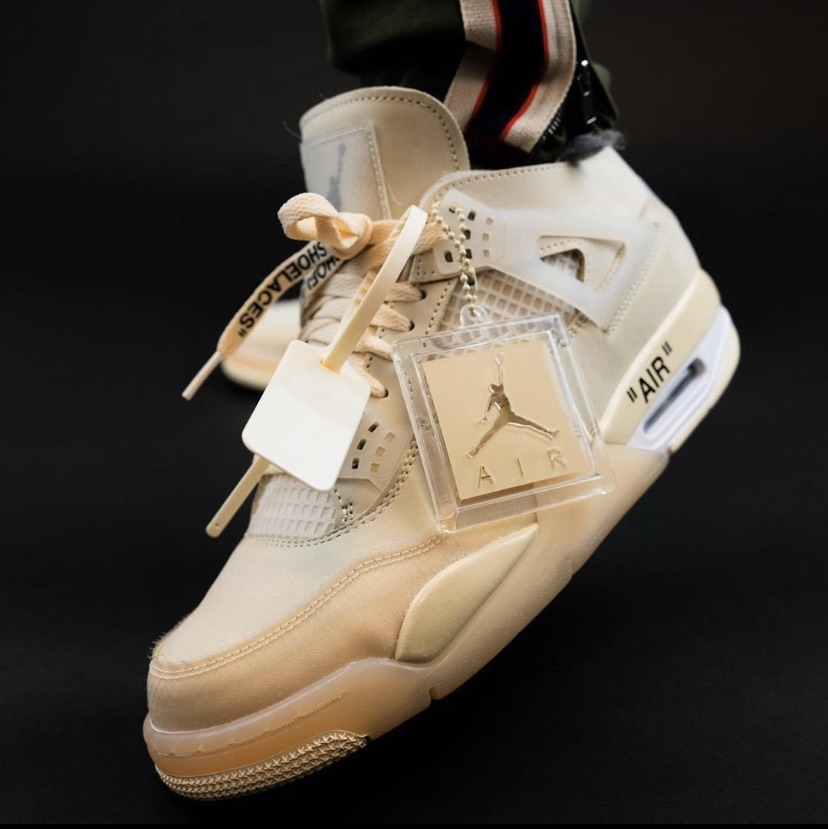Off-White x Air Jordan 4 Sail 白帆 (CV9388-100)