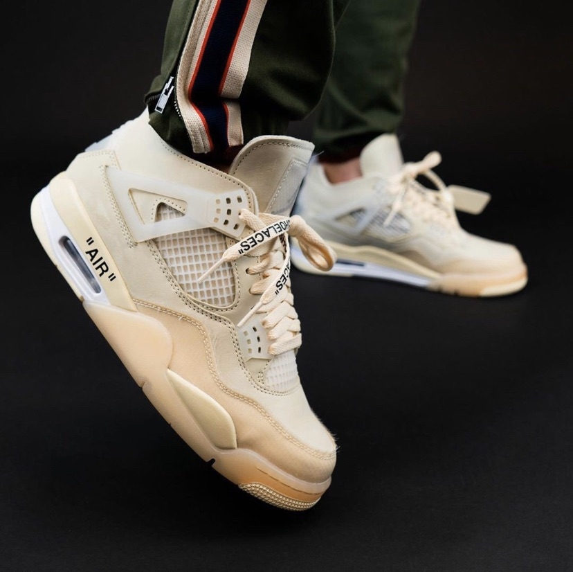 Off-White x Air Jordan 4 Sail 白帆(CV9388-100)