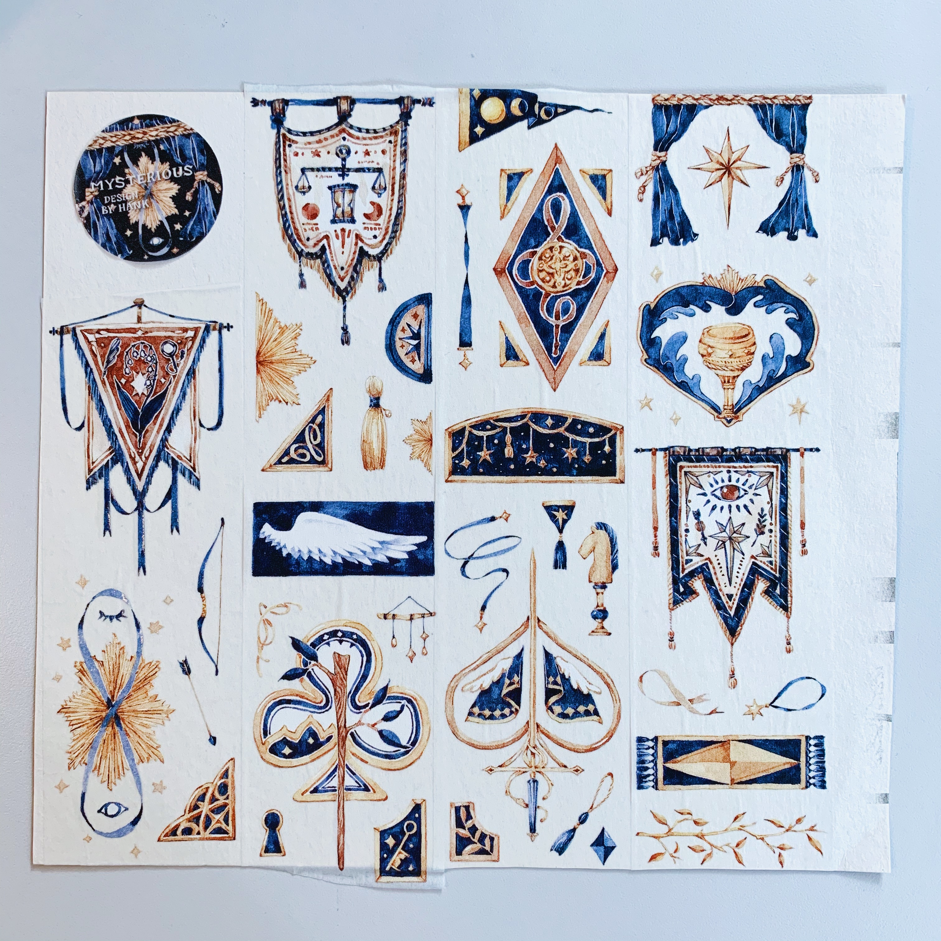 OURS 神祕之紗 紙膠帶