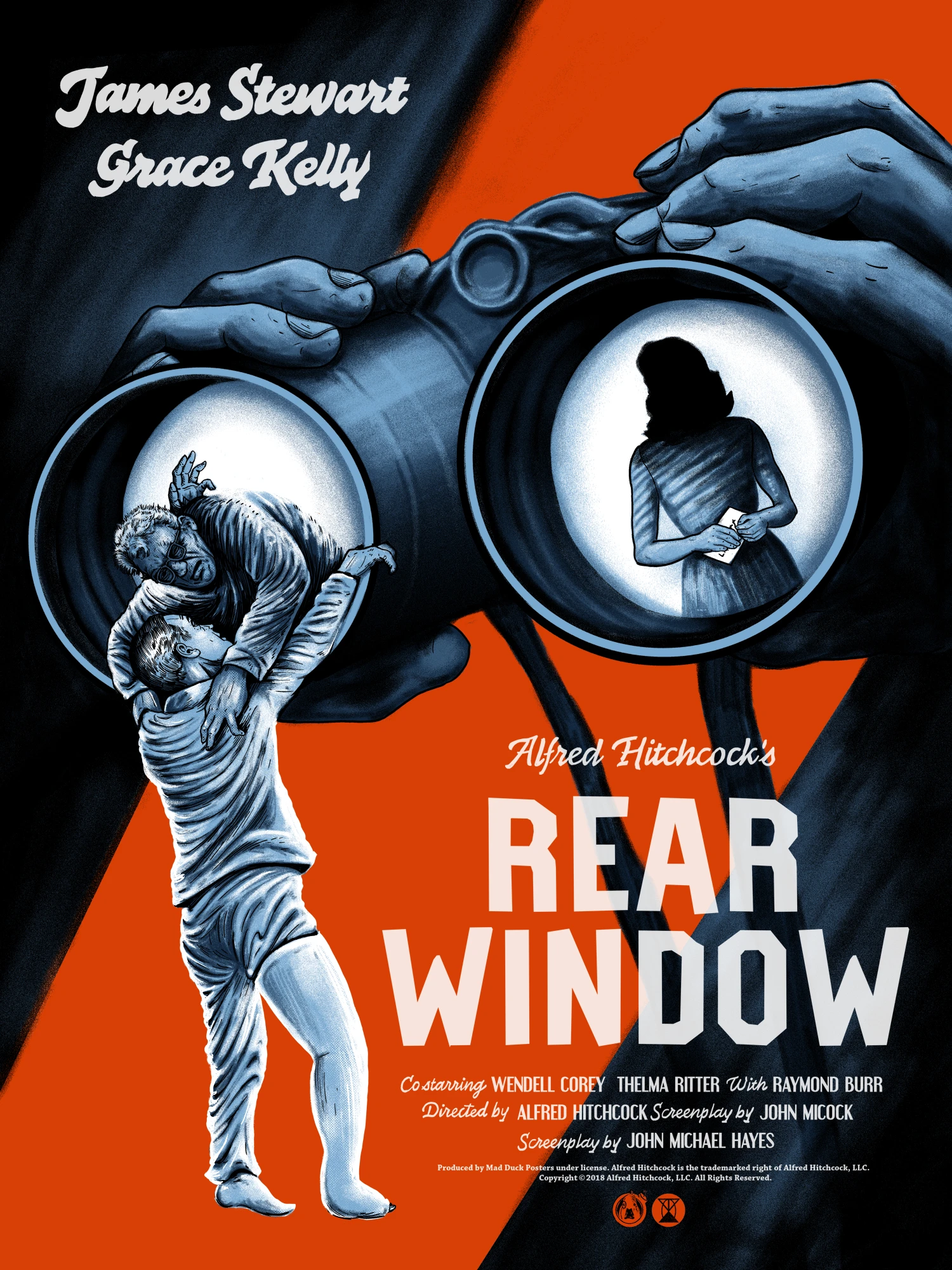 Rear Window (1954) 後窗 多款電影原裝進口海報